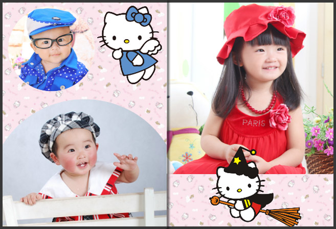 kitty貓粉色雜志冊