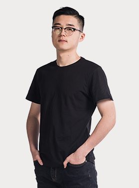 180g高檔白色T恤